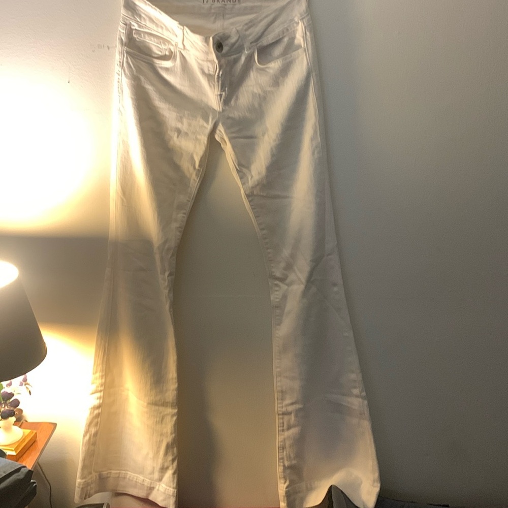 J Brand white flare jeans size 26